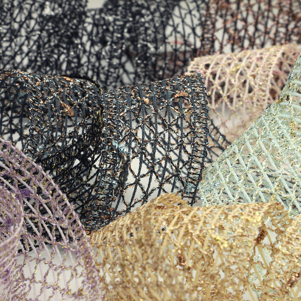 SHINDO (S.I.C.) Lame Crochet Lace (SIC-7122)