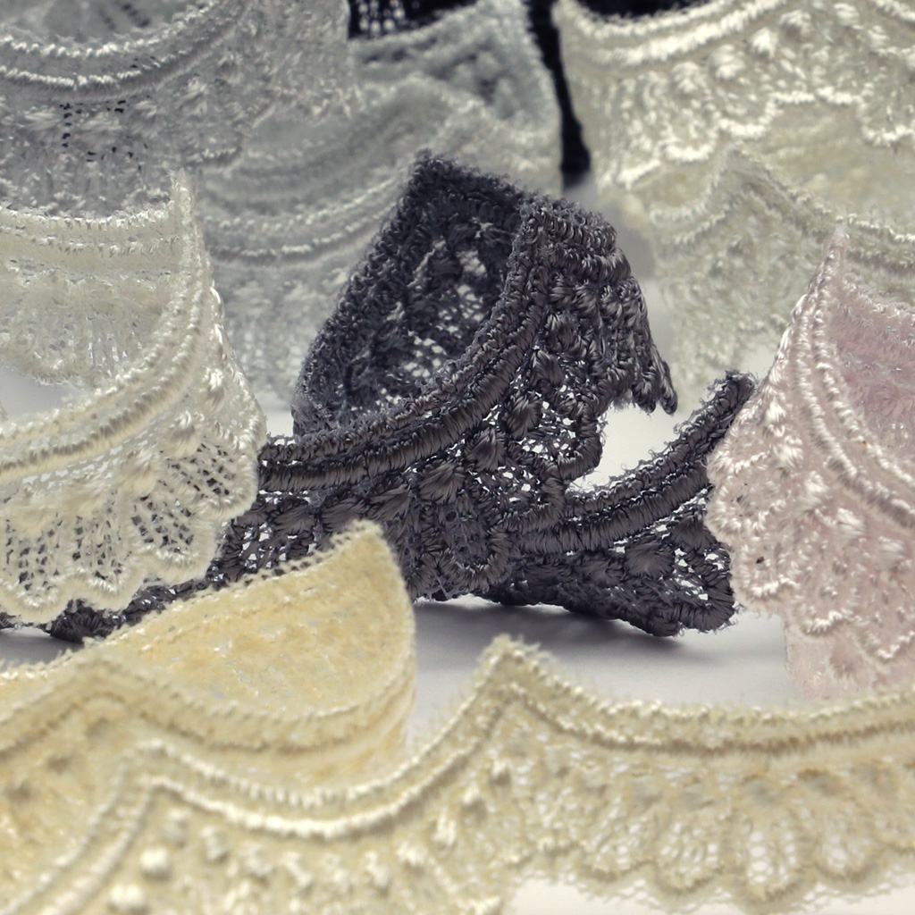 SHINDO (S.I.C.) Embroidered Tulle Lace (SIC-7554)