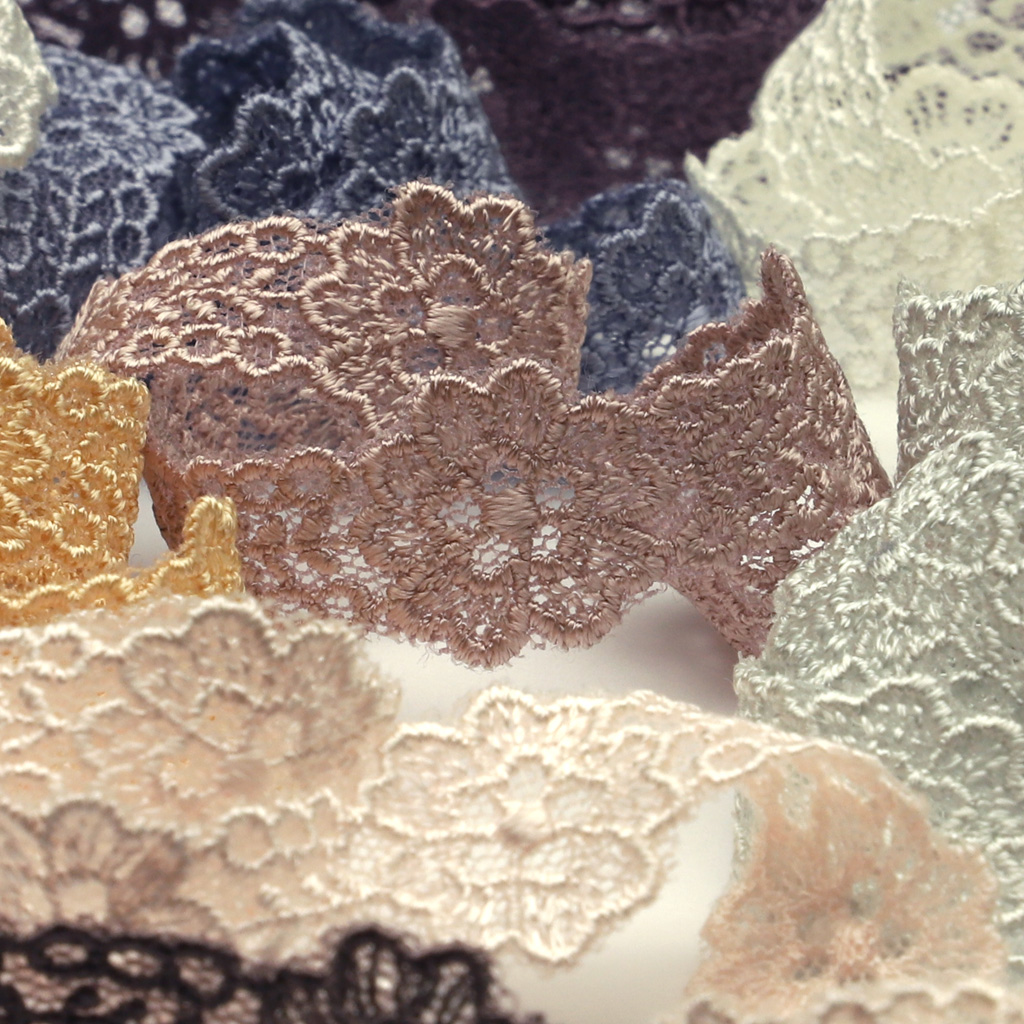 SHINDO (S.I.C.) Embroidered Tulle Lace (SIC-7556)