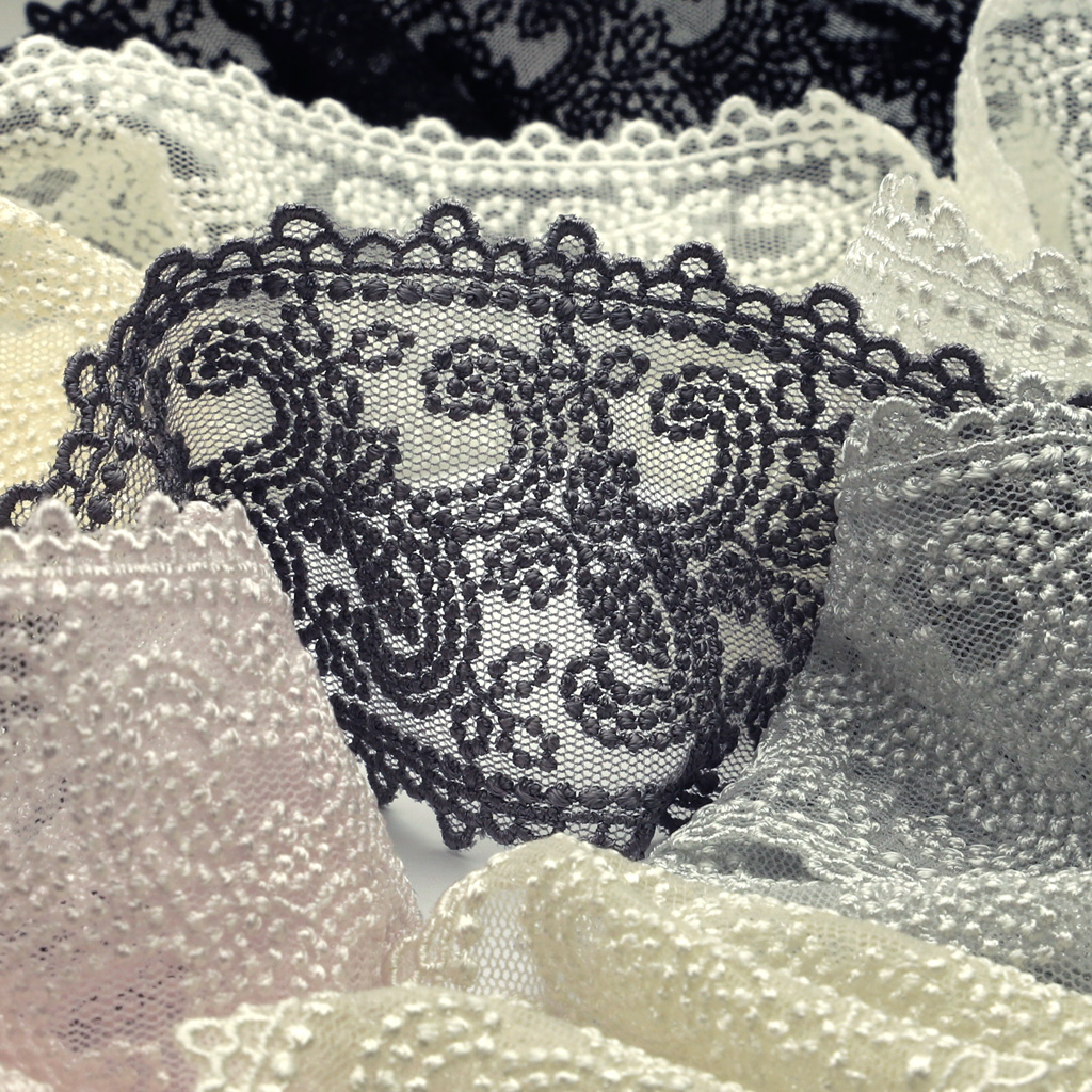 SHINDO (S.I.C.) Embroidered Tulle Lace (SIC-7559)